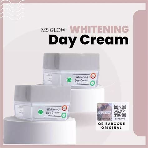 Jual Day Cream Whitening Ms Glow Original Barcode Free Gift Shopee