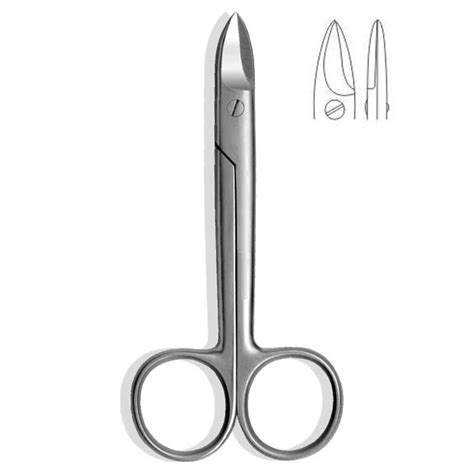 Beebe Crown Scissors Straight Plain 12cm Inter Links Dental And