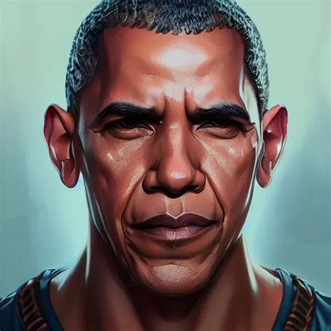 Ultra Realistic Illustration Buff Barak Obama Anime Stable Diffusion