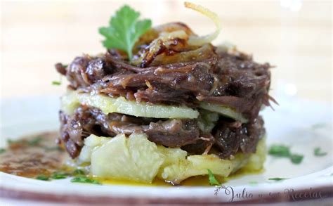 Julia Y Sus Recetas Timbal De Rabo De Toro Con Patatas Panadera