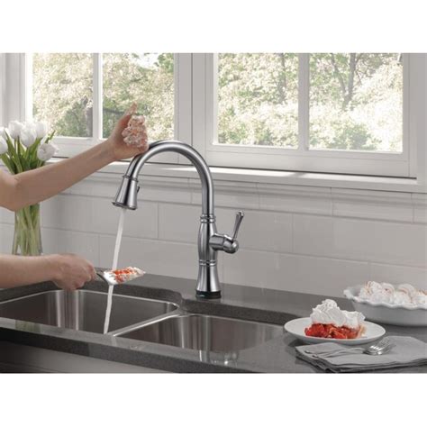 Delta Cassidy Touch2o Arctic Stainless Single Handle Pull Down Kitchen