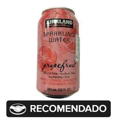 Agua Gasificada Kirkland 355 Ml Sin Calorias Sin Endulzantes Sabores