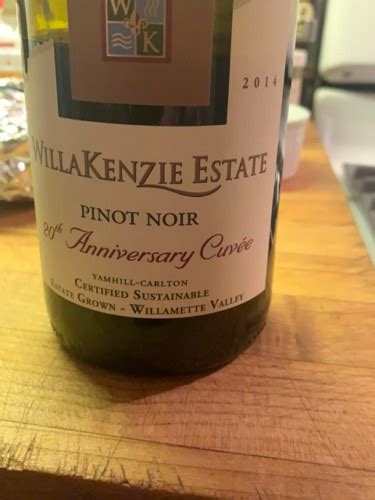 Willakenzie Estate Th Anniversary Cuv E Pinot Noir Vivino Brasil