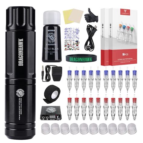 Dragonhawk Atom M6 Rotary Tattoo Pen Machine Kit – Tattoo Unleashed