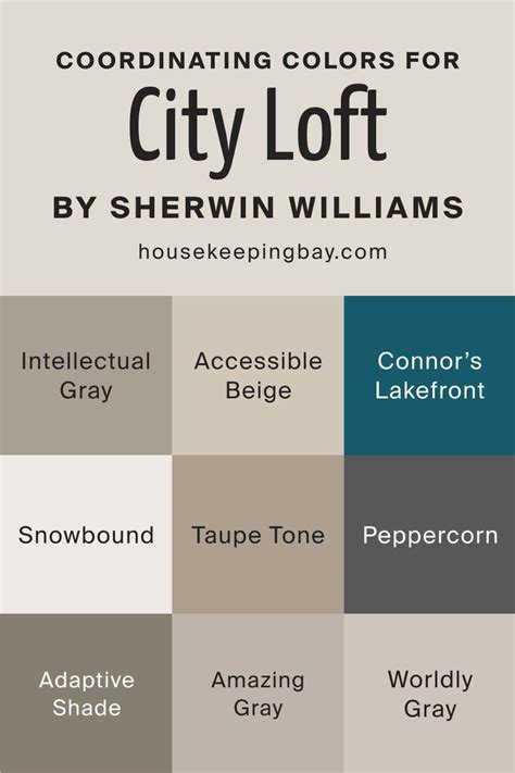 City Loft Sw 7631 Paint Color By Sherwin Williams Artofit