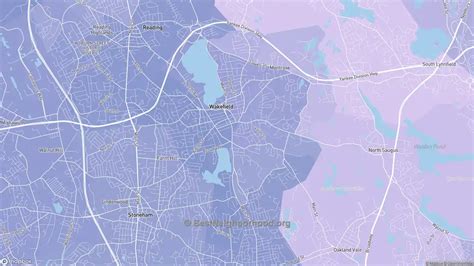 Wakefield, MA Political Map – Democrat & Republican Areas in Wakefield ...