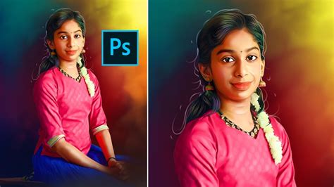 Digital Smudge Painting In Photoshop Tutorial Youtube