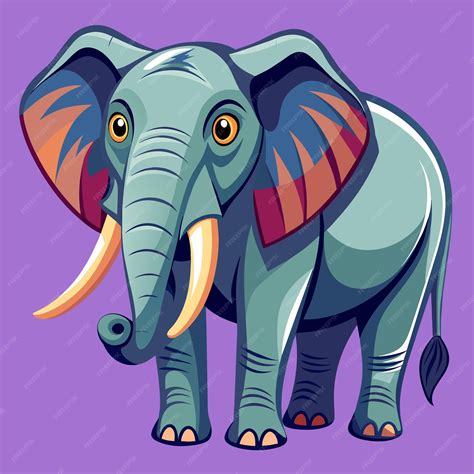 Premium Vector Elephant In Cartoon