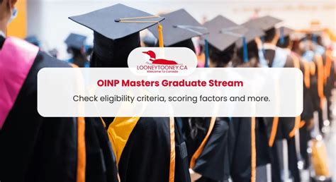 OINP Masters Graduate Stream Eligibility And More