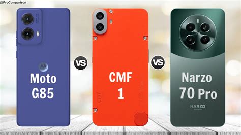 Moto G85 5g Vs Cmf Phone 1 Vs Realme Narzo 70 Pro Comparison Youtube