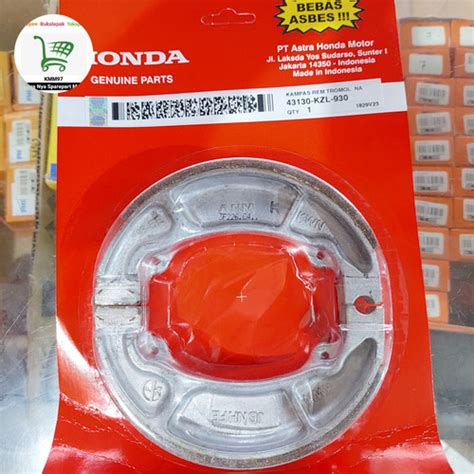 Jual Kampas Rem Belakang Tromol Vario Beat Scoopy Genio Ori