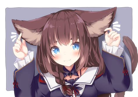 Safebooru 1girl 3 Animal Ear Fluff Animal Ears Bangs Black Jacket