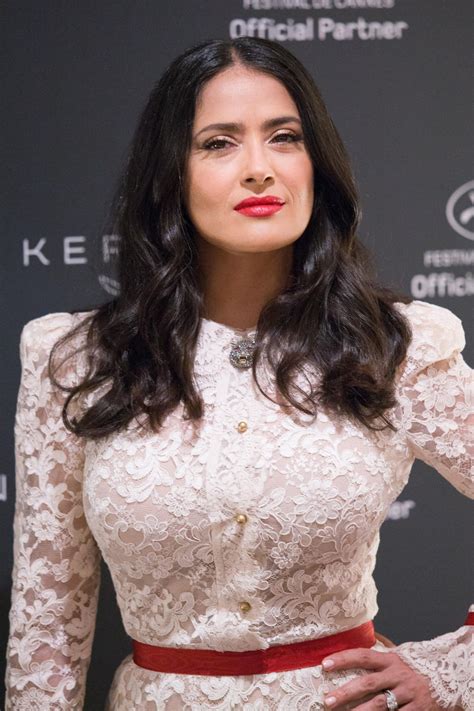 Salma Hayek At Kering Women In Motion Photocall At Cannes Film Festival