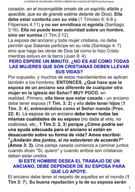 La Esposa Del Anciano En La Iglesia De Cristo Pdf Descarga Gratuita