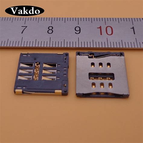 10pcslot Micro Sim Card Reader Slot Socket Connector Holder Tray Replacement Repair Parts For