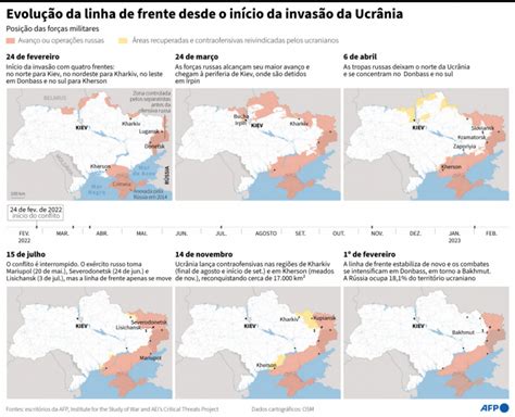 A Year Of War In Ukraine Check Out Maps With The Evolution Of The