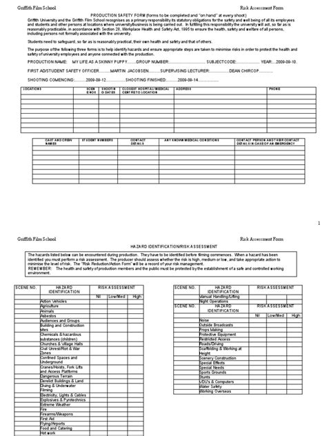 Risk Assessment | PDF | Occupational Safety And Health | Risk