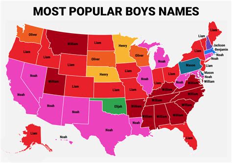 These are the most popular baby names in every state ...