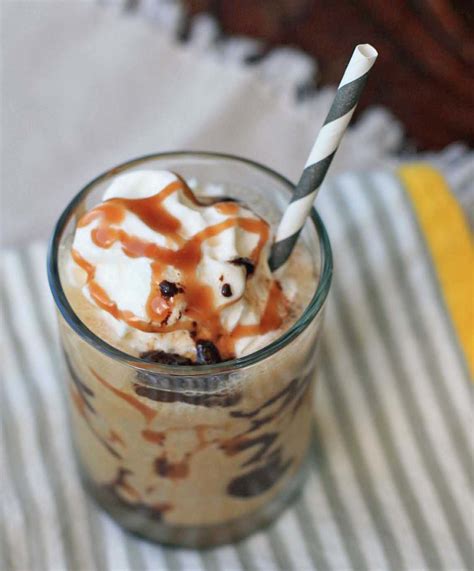 Homemade Salted Caramel Mocha Frappuccino