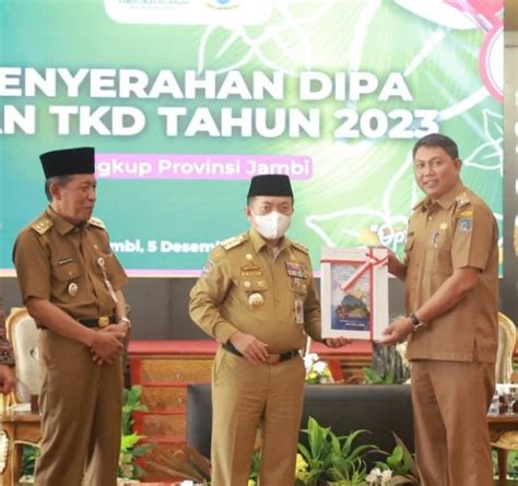 Wabup Tanjab Barat Hadiri Kegiatan DIPA Dan TKD Tahun 2023 Lintas Co Id