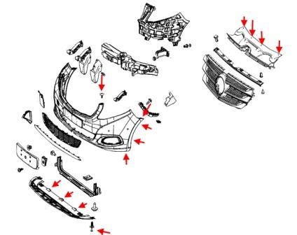 How To Remove Front And Rear Bumper Mercedes Vito Viano V Class W447