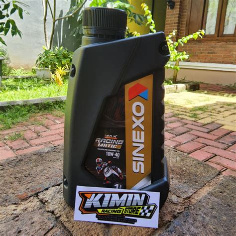 Jual Oli SINEXO Racing Matic Gasoline Engine MAX OIL SAE 10W 40 Api SN