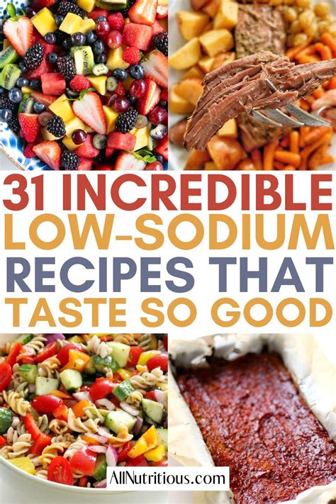 31 low sodium recipes that taste good – Artofit