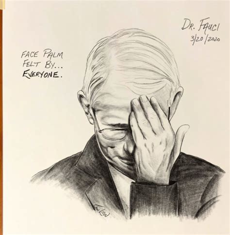 Drawing | Dr. Fauci's Facepalm | Know Your Meme