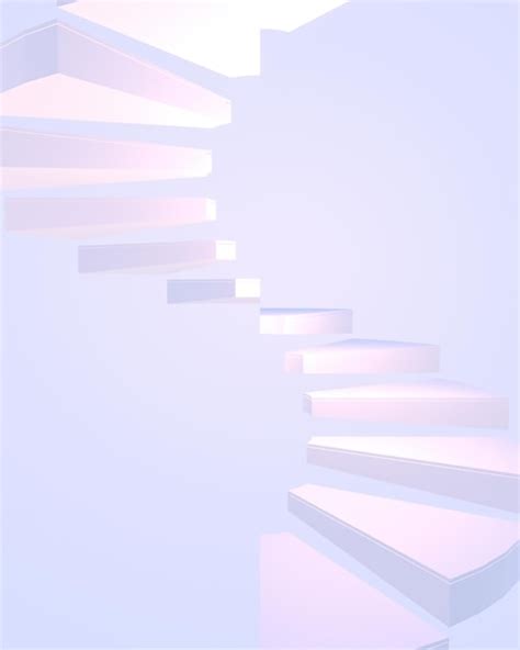 Premium Photo 3d Rendered Abstract Spiral Stairs