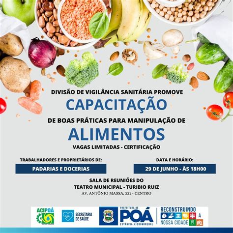 Curso De Boas Pr Ticas Para Manipula O De Alimentos Associa O