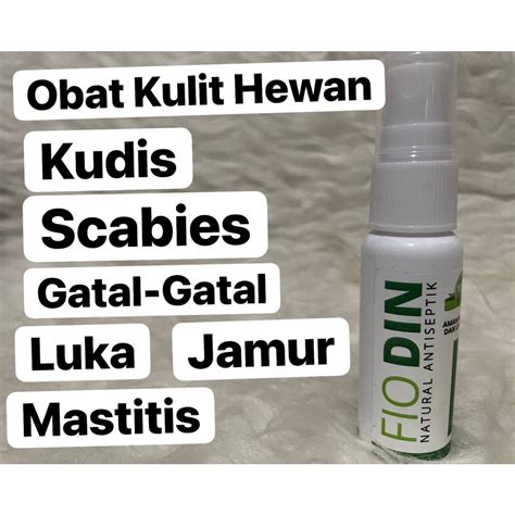 Jual Biodin Spray Obat Jamur Gatal Scabies Kucing Anjing Kelinci