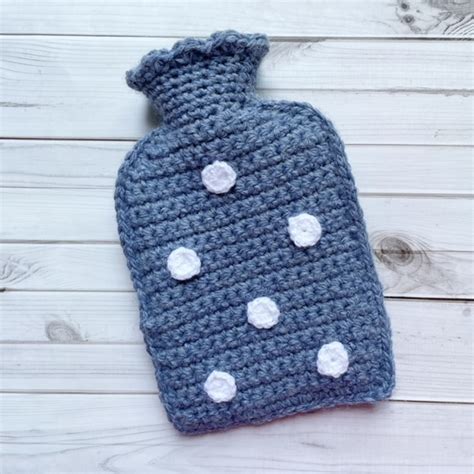 Crochet Pattern Mini Hot Water Bottle Cover The Secret Crocheter