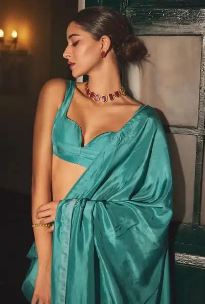 Ananya Panday Hot Photos In Saree And Lehnga