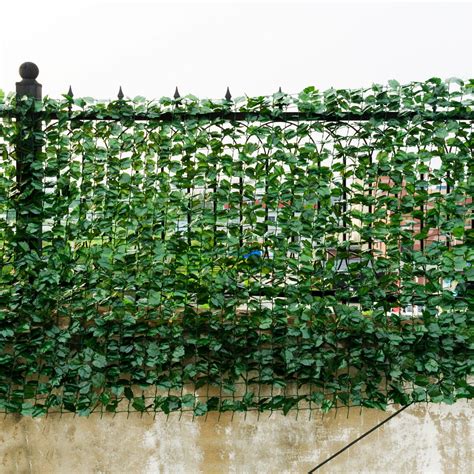 40x95 Faux Ivy Leaf Decorative Privacy Fence Screen Artificial