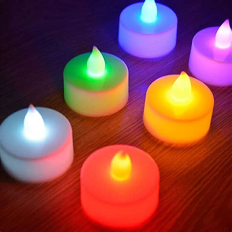 96pcs Led Tea Lights Candles Led Flameless Battery Operated Wedding Halloween Ebay