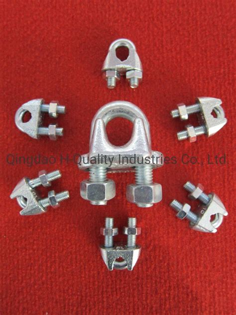 Type B Malleable Wire Rope Clip Hot Dip Galvanized Or Zinc Plated