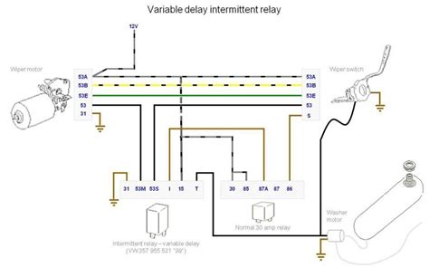 Intermittent Wiper Relay Wiring Diagram Wiring Diagram