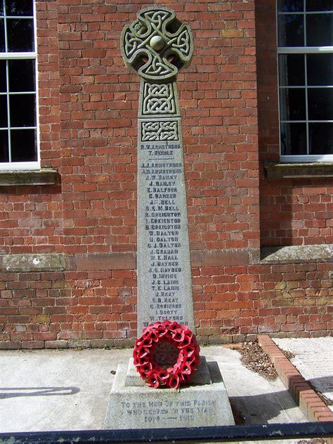 Wwi War Memorials Cumbria County History Trust