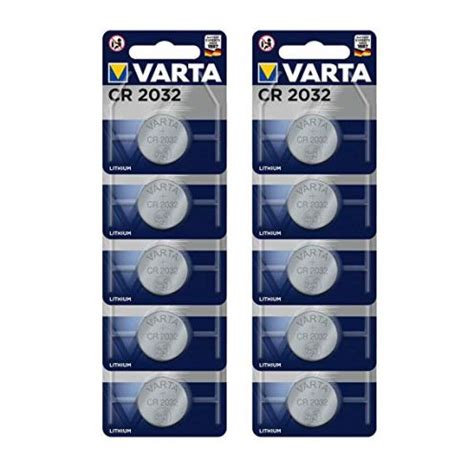 Varta CR2032 Lithium Knopfzellen 3V Batterie Test 2020