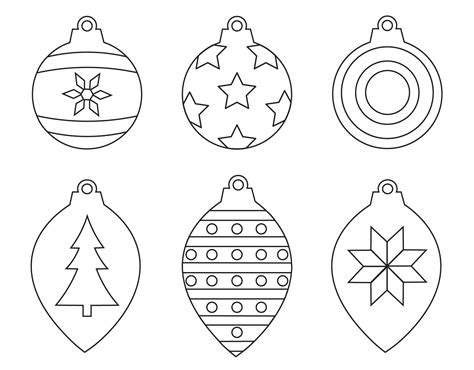 15 best free printable christmas ornament templates – Artofit