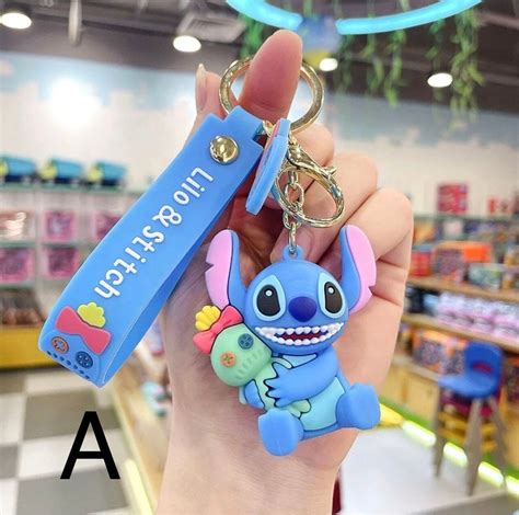 Lilo And Stitch Keychains Ohana Keychains Aloha Keychains Etsy