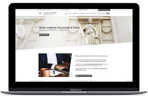 Creation De Site Avocat Design Moderne Responsive Et Professionnel