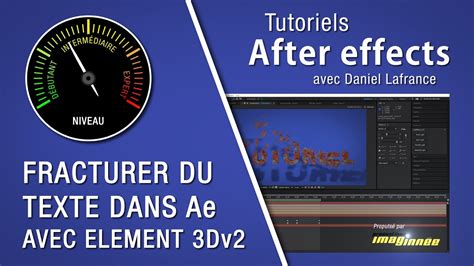 Fracturer Du Texte Element D V Tutoriels After Effects En Fran Ais