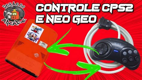 Controle Mod Cps2 E Neo Geo Youtube