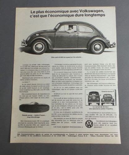 PUB PUBLICITE ANCIENNE ADVERT CLIPPING 060817 VOLKSWAGEN LE PLUS