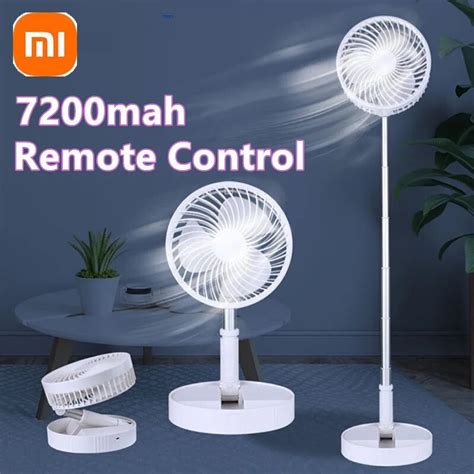 Xiaomi Mah Ta Nabilir Fan Usb Arj Edilebilir Uzaktan Kumanda Katlan