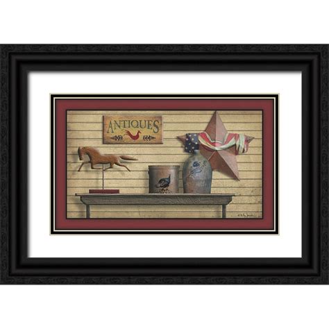 Jacobs Billy X Black Ornate Wood Framed With Double Matting Museum