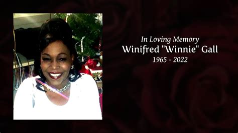 Winifred Winnie Gall Tribute Video