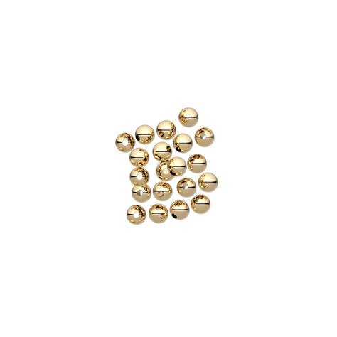 Bead 12Kt Gold Filled 2 5mm Round Sold Per Pkg Of 20 Fire