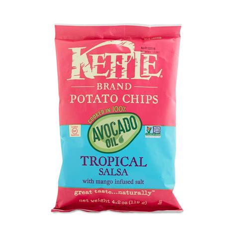 Avocado Oil Tropical Salsa Potato Chips by Kettle Foods - Thrive Market